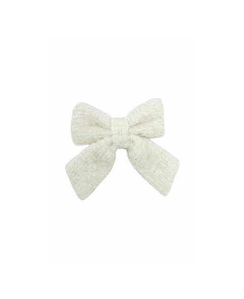 Аксессуары для волос Bits & Bows Boucle Hair Bow Barrette in White для девочек