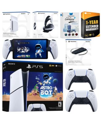 Sony PlayStation 5 Astro Bot Slim Digital Bundle with Disc Drive, 1TB ...