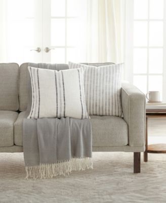 Yarn-Dyed Patterns 2-Pack Decorative Pillows, 20" x 20"