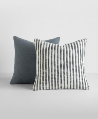 Yarn-Dyed Patterns 2-Pack Decorative Pillows, 20" x 20"