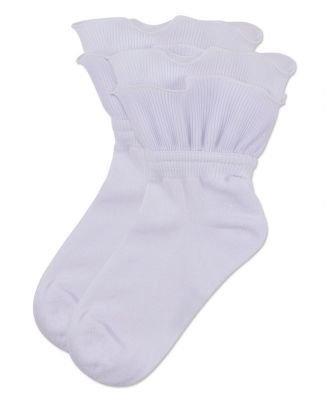 Girls' Dual Layer Ruffle Anklet Socks