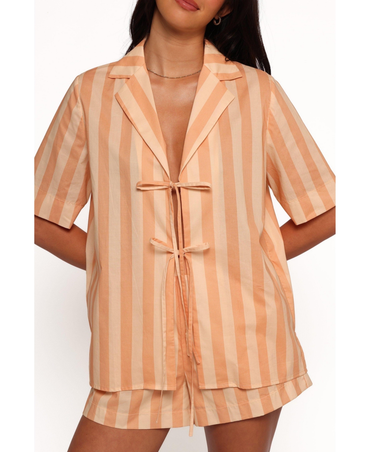 Petal and Pup Women's Essie Tie Front Shirt