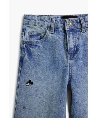 Girls's Wide Mickey jeans