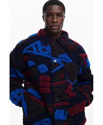 Men's Ethnic jacket with embossed details