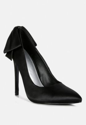 HORNET Satin Stiletto Pumps