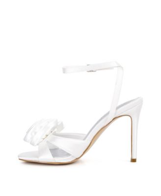 Womens Chaumet Rose Bow Embellished Sandals