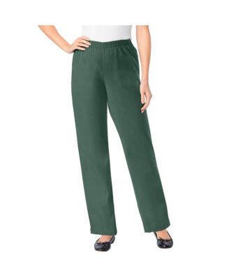 Women's Within Fineline Stretch Denim Wide-Leg Pull-On Jeans