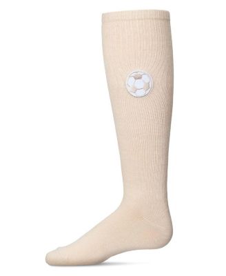 Little Girls Soccer Lover Cotton Blend Knee High Socks