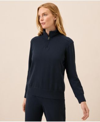 Men's Organic Cotton Roam Travel Quarter Zip