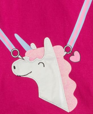 Girls' Toddler 2T-4T Unicorn Top and Leggings, 2-Piece Set, Macy's Exclusive