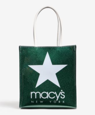 Macy's - Logo Forest Green Shoulder Tote