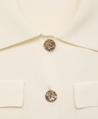 Women's Short-Sleeved Knitted Jacket