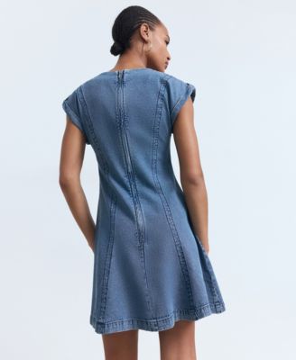 Women's Seam Detail Denim Dress
