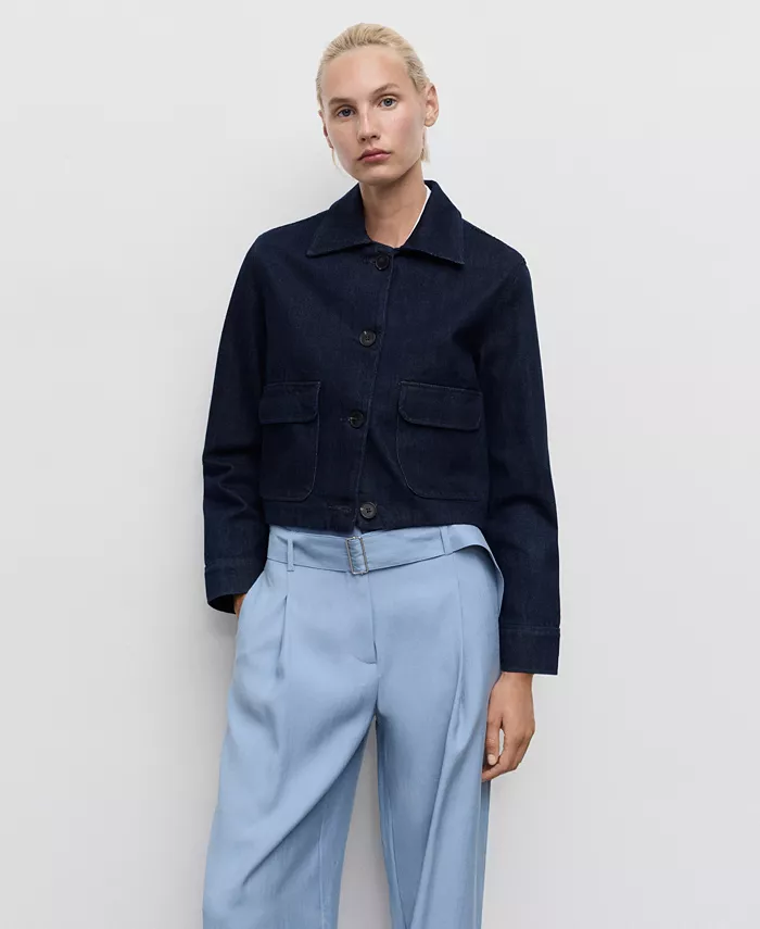 Women's Belted Paper Bag Pants - thumbnail 3