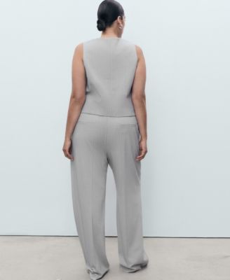 Women's Pinstripe Suit Pants