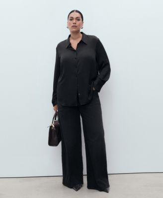 Women's High-Waisted Wide-Leg Jeans