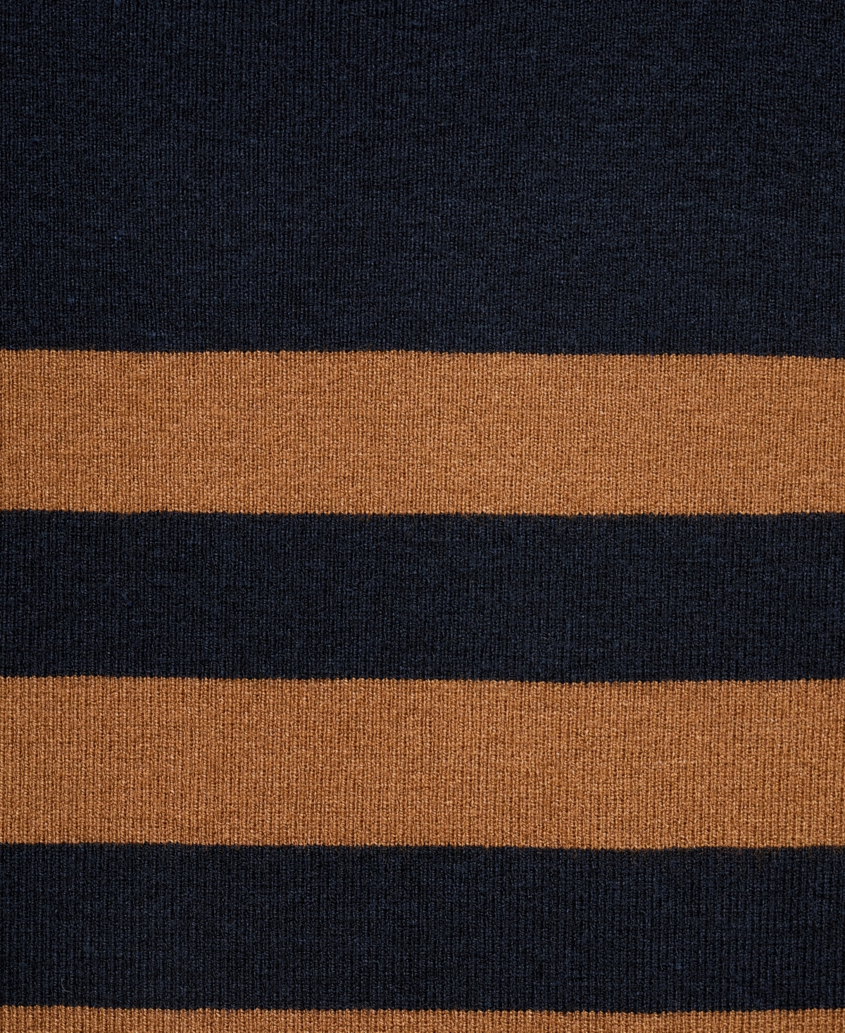 Mango Perkins Stripe Mock Neck Sweater In Brown