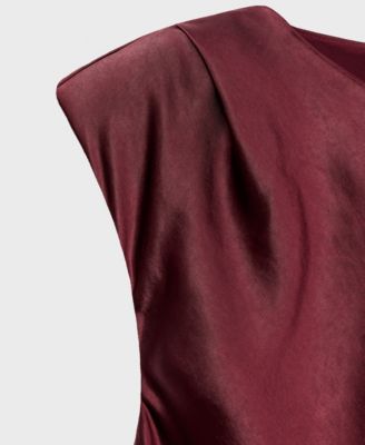 Women's Fitted Satin Dress