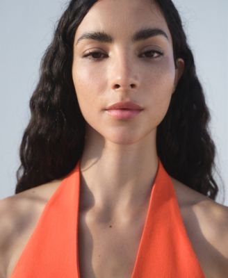 Women's Halter-Neck Peplum Vest