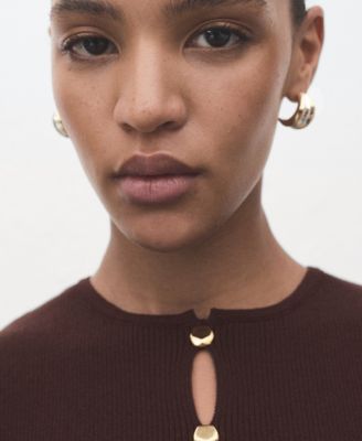 Women's Slits Detail Knitted Vest