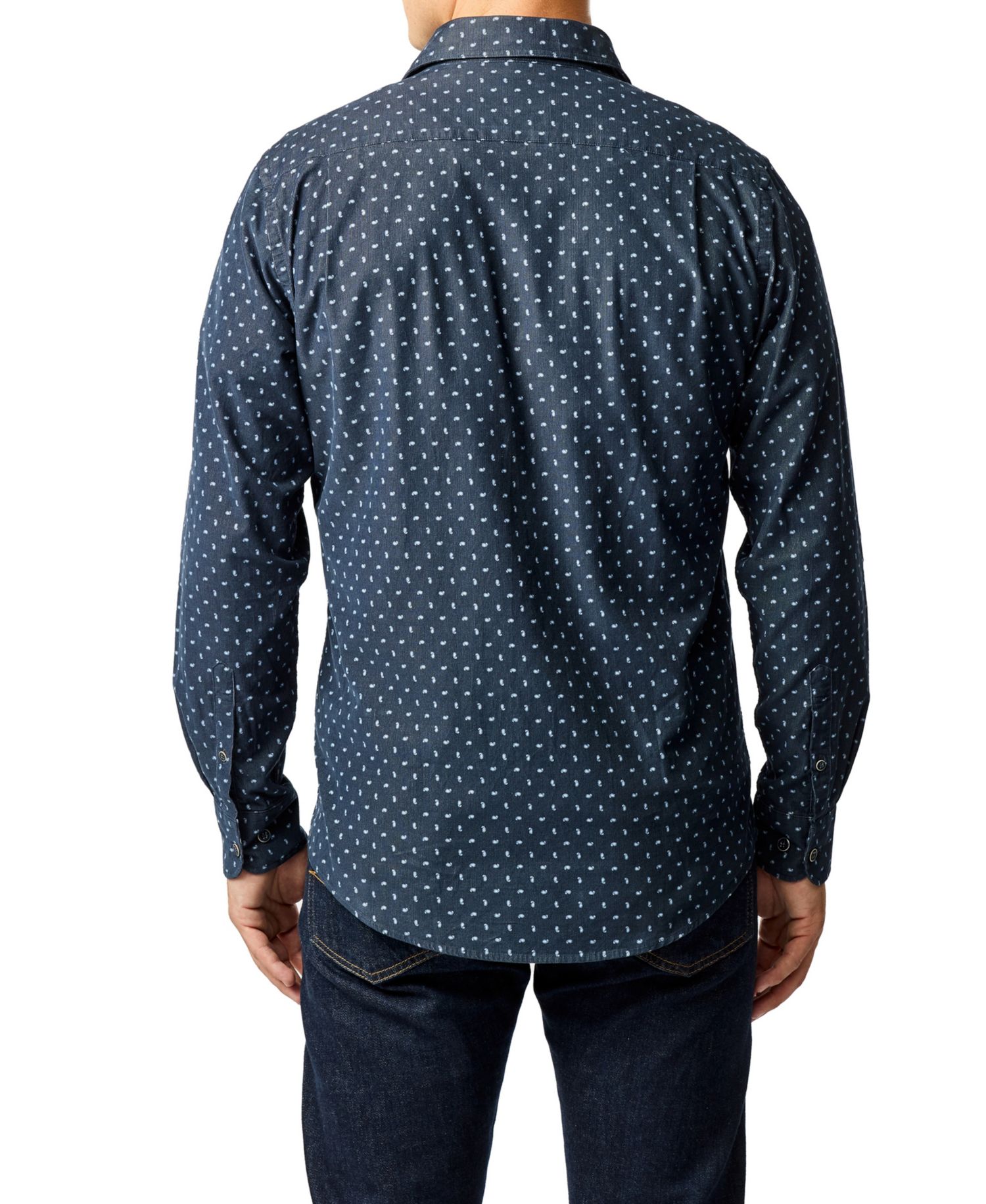 Men's Harrington Long Sleeve Slim Fit Shirt