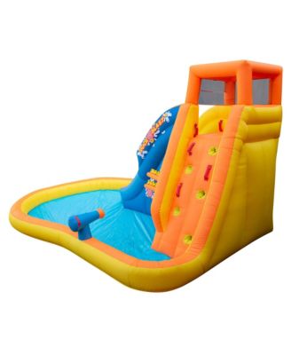 Duck Blast Water Park Inflatable Slide with Pool Float & Water Cannon