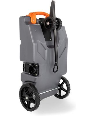 39007 Rhino Portable 36 Gallon RV Waste Holding Tank w/ Hose & Accessories