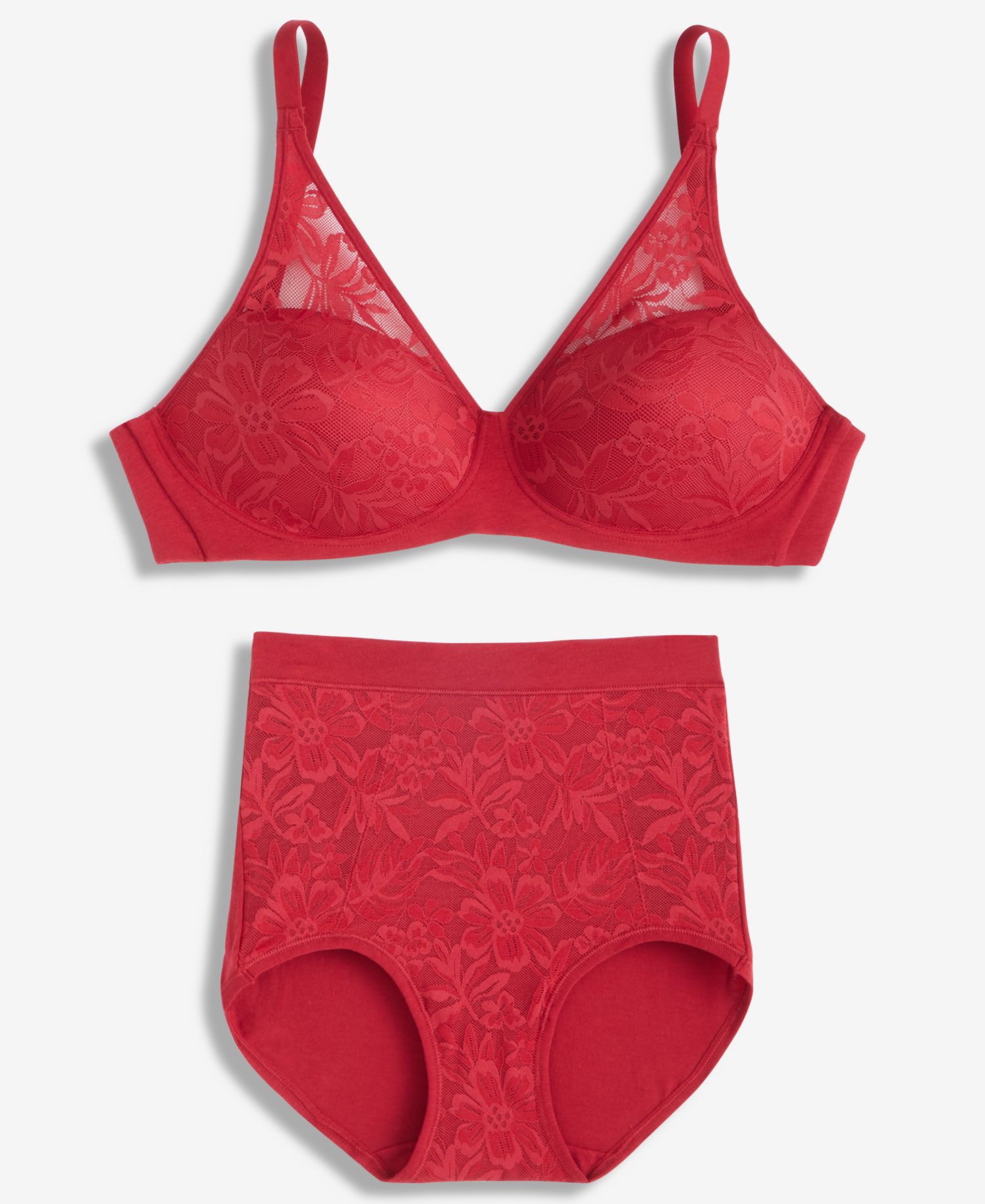Women's Breathe Lace High-Rise Brief Underwear DFCLBF