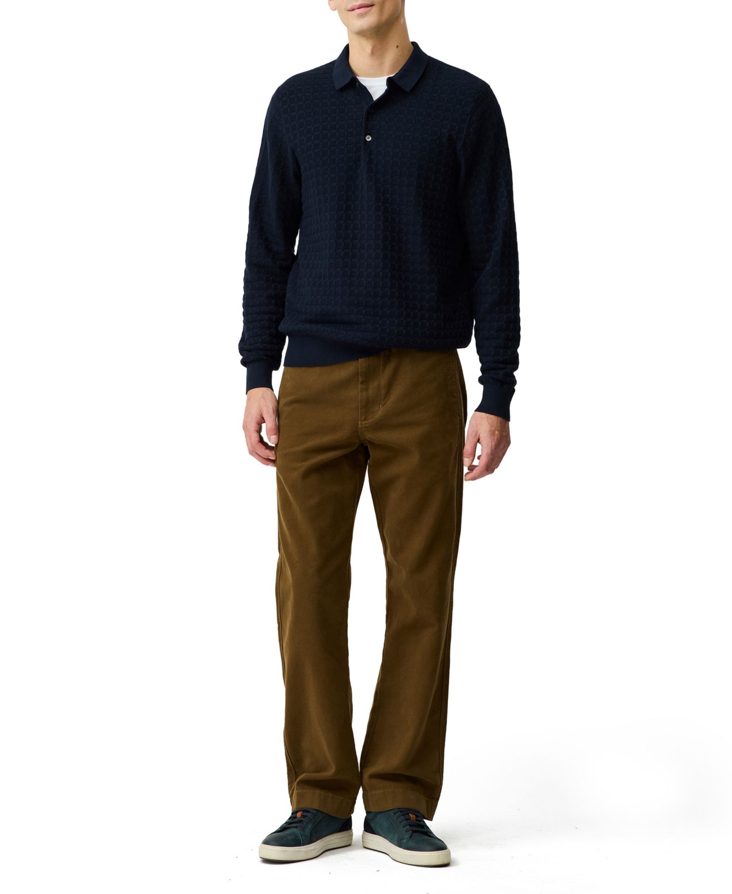 Мужские брюки Rodd & Gunn Clyde Relaxed Fit, цвет: Хаки — фото 2