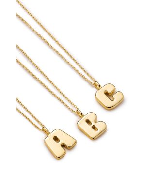 Letter Necklace - Bubble Letter Necklace
