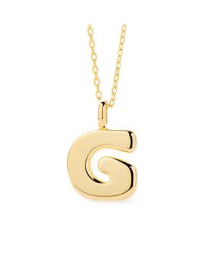 Letter Necklace - Bubble Letter Necklace