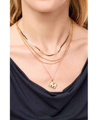 Letter Necklace - Bubble Letter Necklace