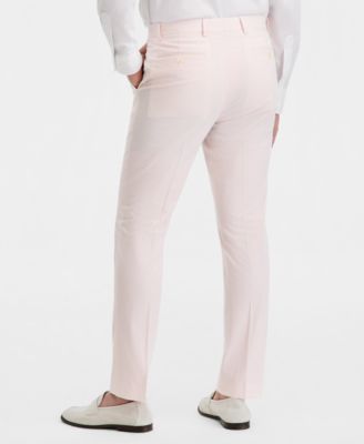 Men's Modern-Fit Solid Seersucker Pant