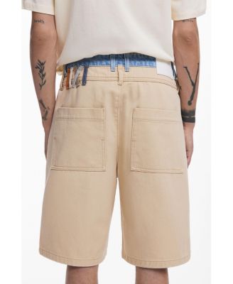 Men's Double-waist Bermuda shorts