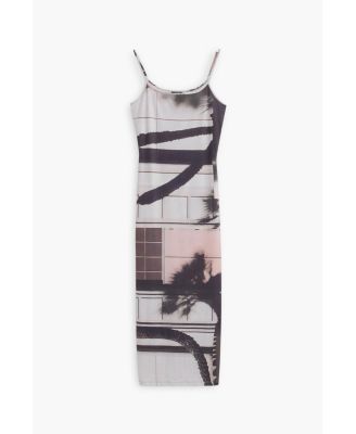Women's Urban landscape slip dress