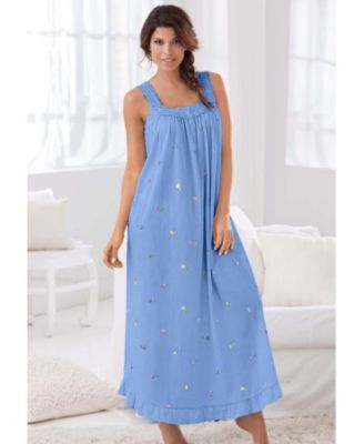 Women's Dreams and Co. Long Embroidered Gown