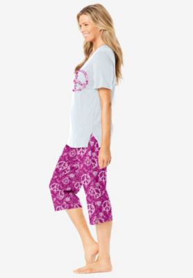 Women's Dreams and Co. 2-Piece Capri PJ Set
