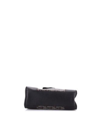 Mini Saigon Top Handle Bag Coated Canvas with Leather