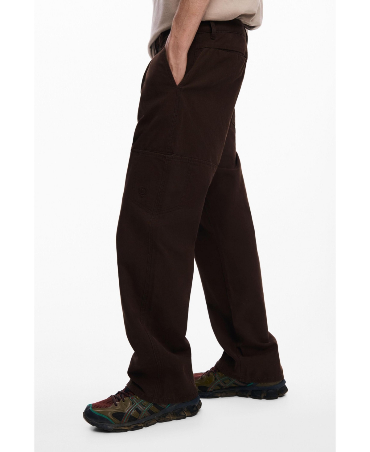 Desigual Men's Long pants with patch