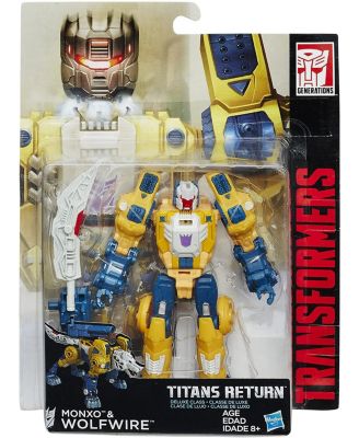 Wolfwire and Monxo Deluxe Class  | Transformers Generations Titans Return