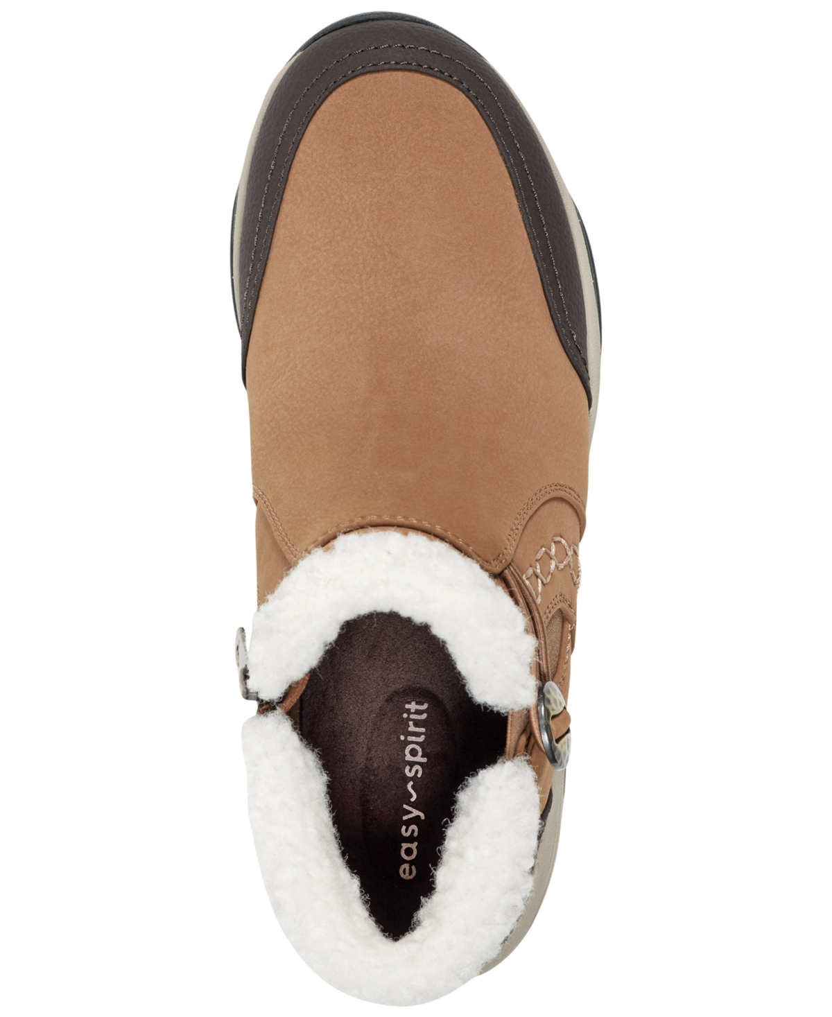 Easy Spirit Women's Erique Cozy Cold Weather Booties In Brown