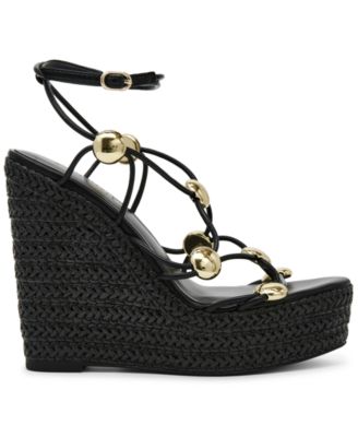 Women's Oaklie Studded Strappy Wedge Sandals