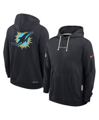 Nike - Men's Navy Miami Dolphins 2025 NFL Rivalries Sideline Dri-Fit Hoodie