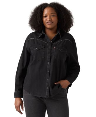 Levi's - Plus Size Sawyer Western Pocket Detail Shirt