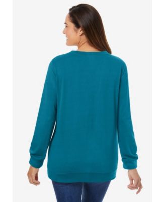 Plus Size Printed Sweatshirt