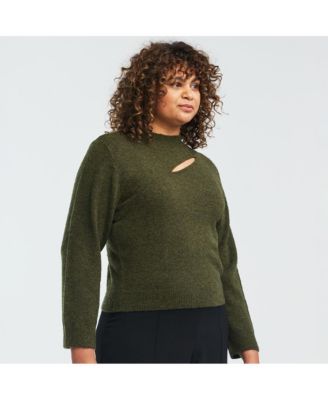 Women's Cut Out Cozy Knit