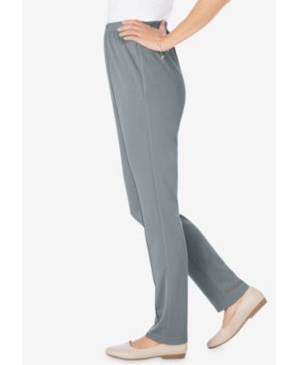 Women's Within Tall Knit Hassle-Free Pull-On Elastic-Waist Pants
