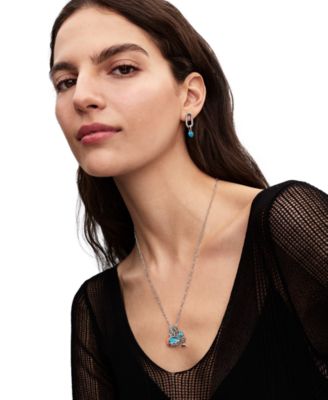 Coral Shell Double Dangle Charms