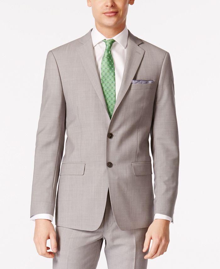 Calvin Klein Men's Solid Classic-Fit Suit Jackets & Reviews - Suits &  Tuxedos - Men - Macy's