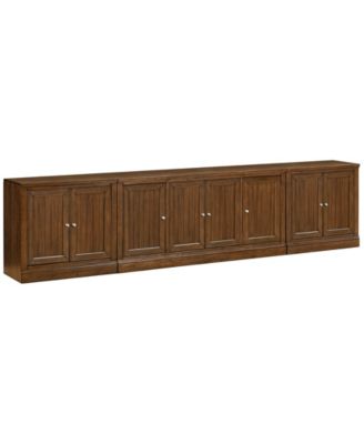 Amren 65" Wood 2 Door Console with 2 Door Hutches and 2 Door Bases